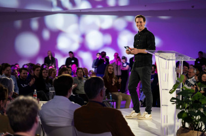 Laurens Dassen on stage