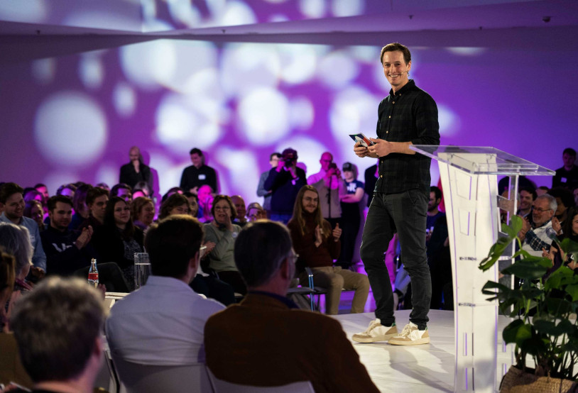 Laurens Dassen on stage